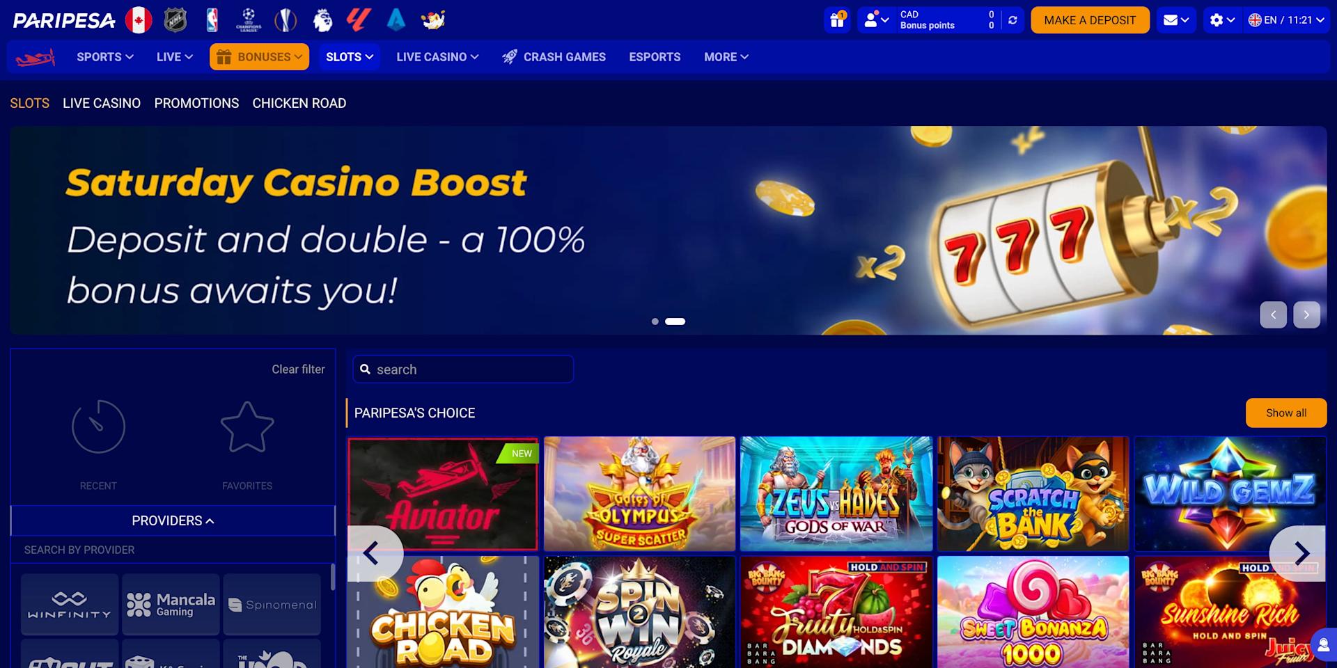 PariPesa's choice screenshot