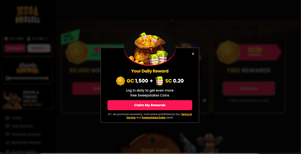 mega bonanza daily