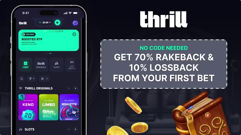 thrill casino promo code