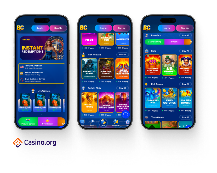Bangcoins homepage