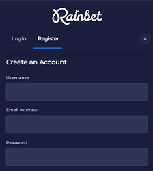 rainbet sign up