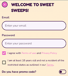 register at sweetsweeps