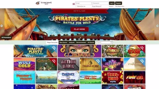 Screenshot of scorching-slots bethard Thumbnail