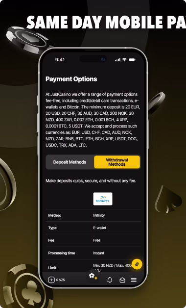 JustCasino apps 2