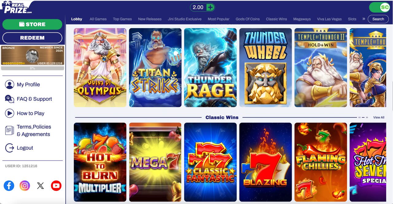 Tragamonedas RealPrize