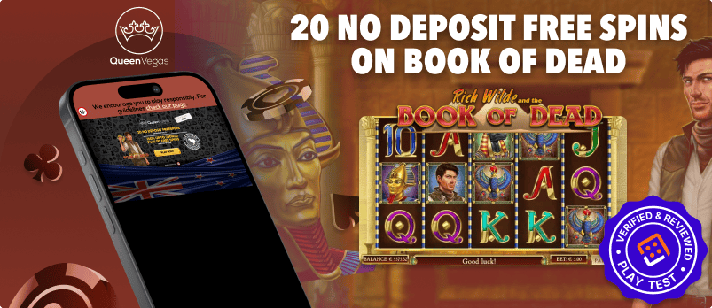 /New-zealand/bonuses/free-spins/ playtest - Queen Vegas image