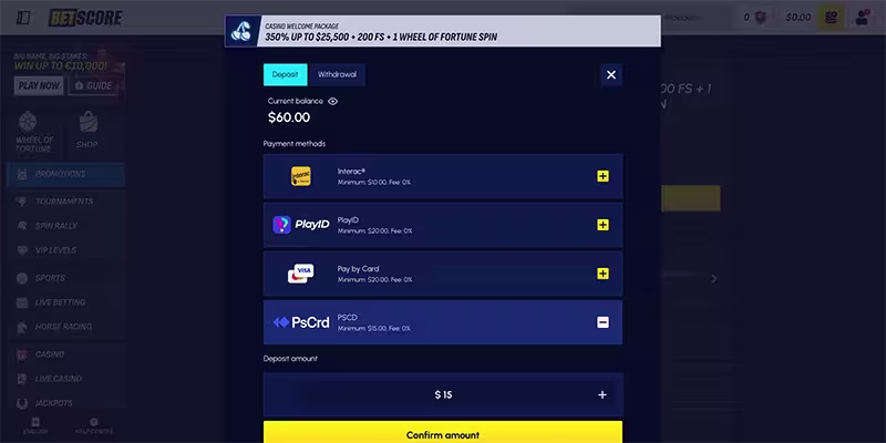 betscore.com ca promotions casino welcome-package
