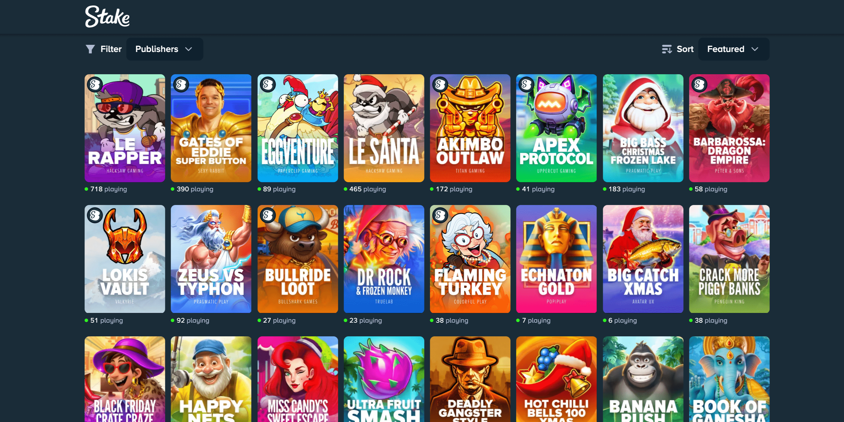 Stake - new releases Dec 2025