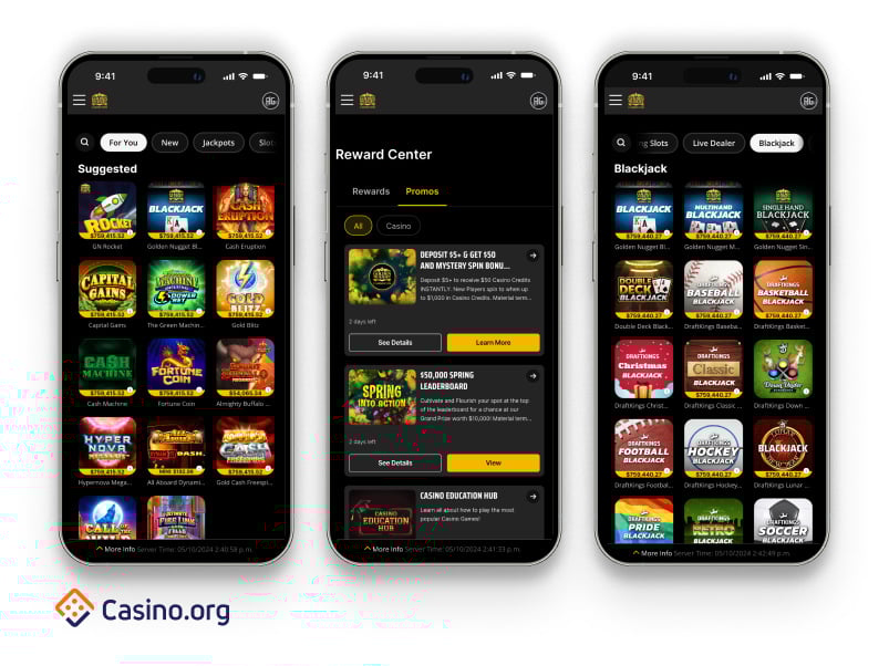 Golden Nugget Casino Games