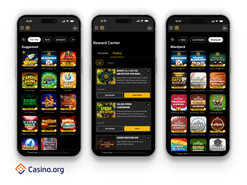 Golden Nugget Casino Games
