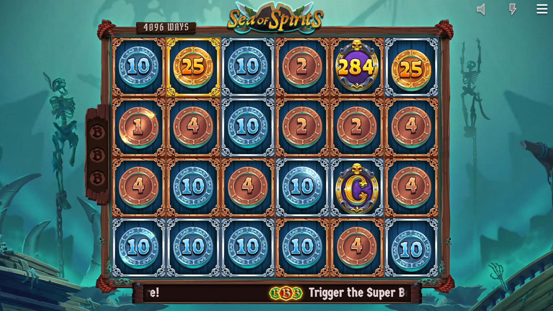 sea of spirits push gaming slot