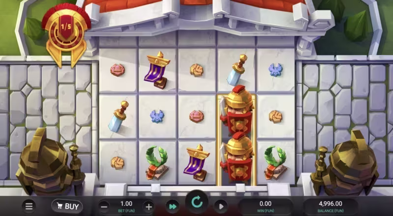 marching legions slot base game