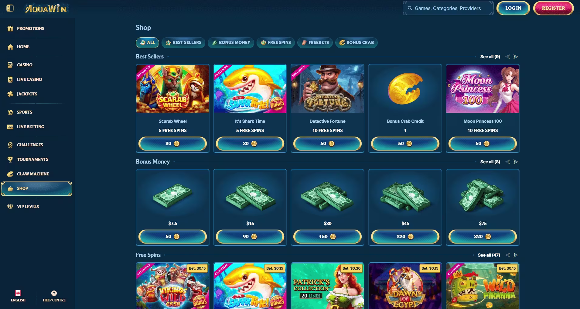 Aquawin shop