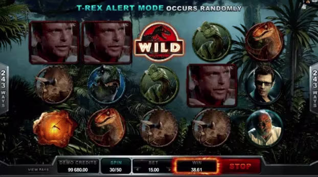 Spin palace jurassic park