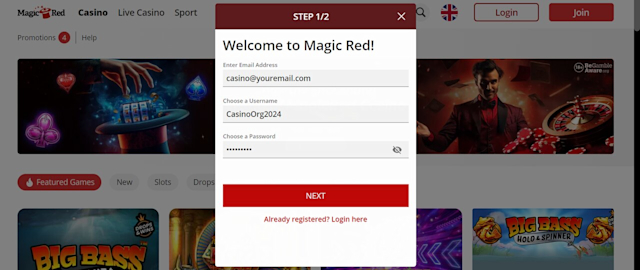 magic red join
