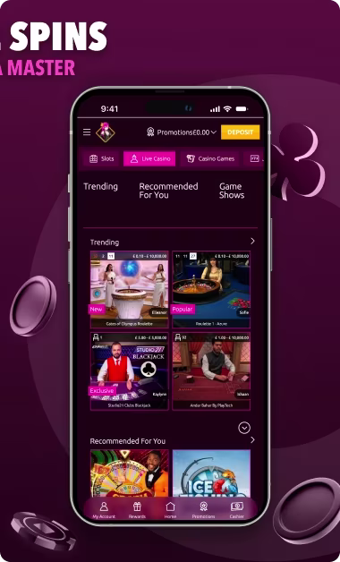 LuckyNiki casino review uk Screenshot 3