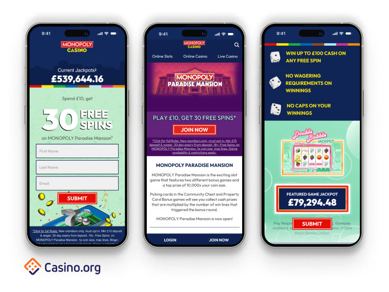 Monopoly Casino Bonus