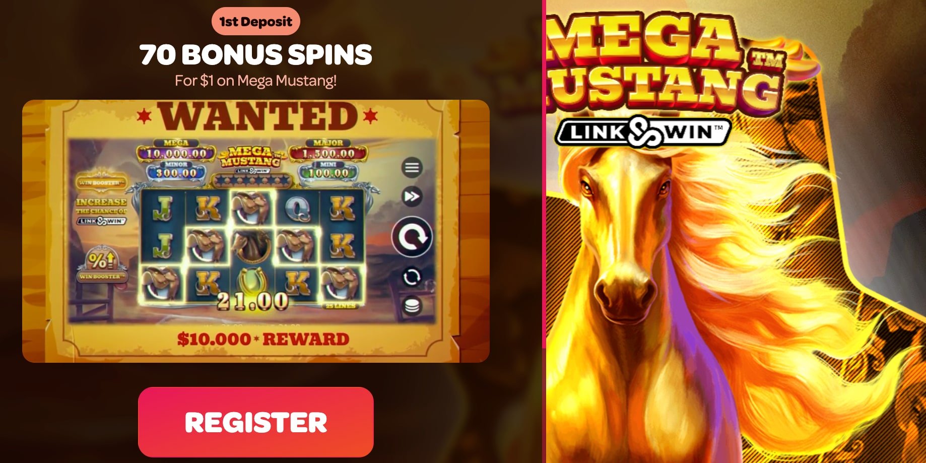 Spin Casino 70FS 1 offer-min