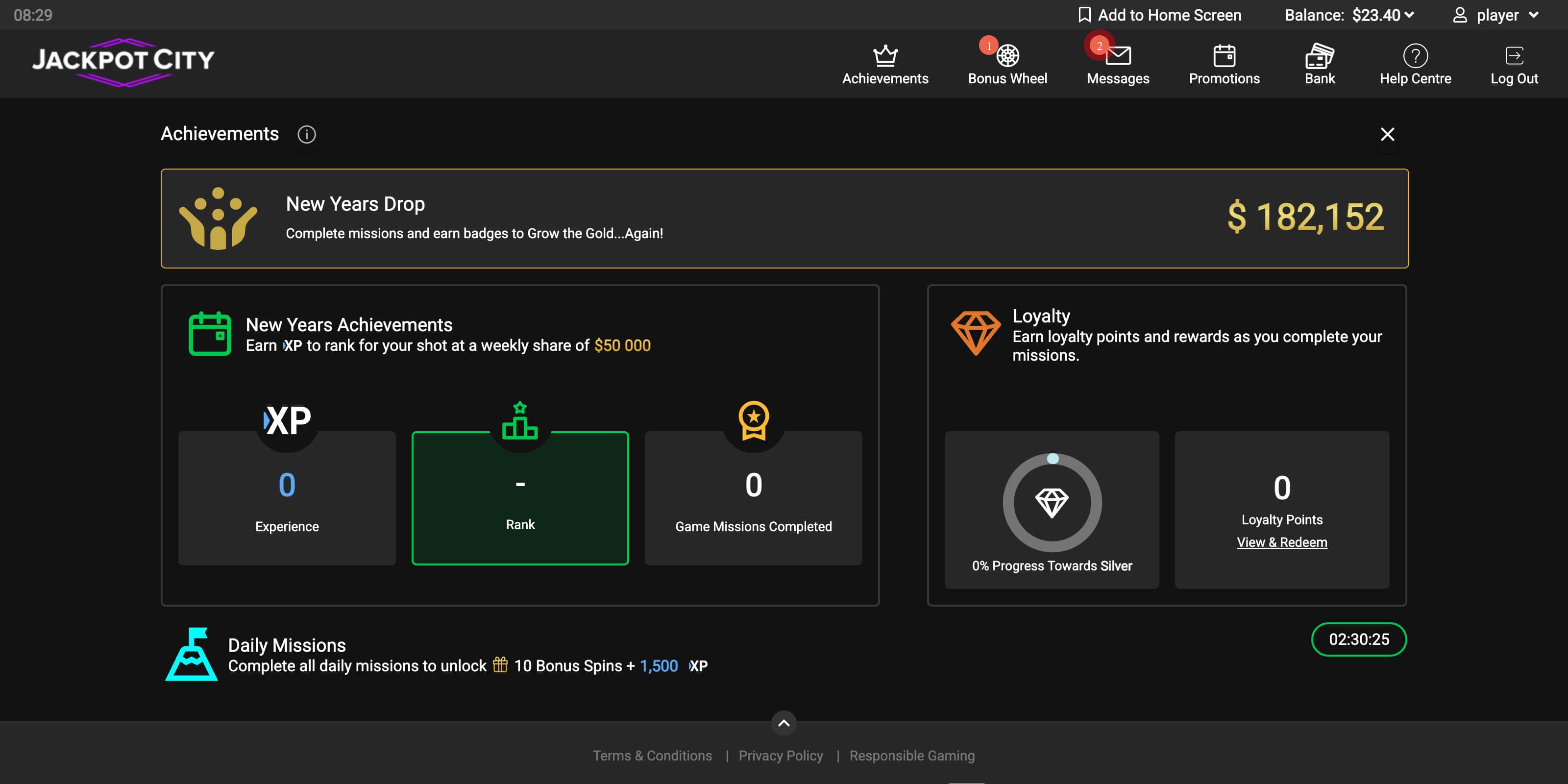 Jackpot City Grow the Gold