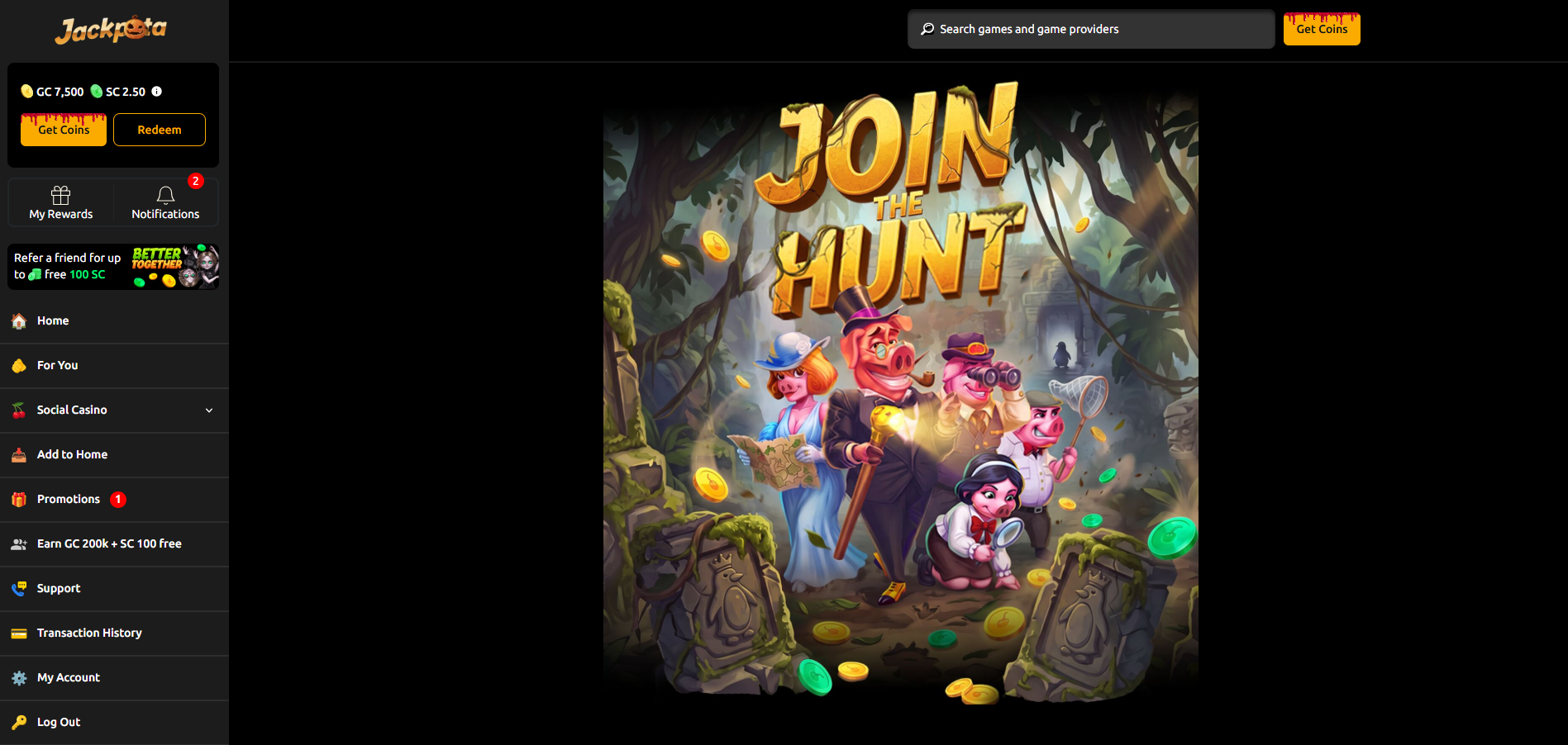 Hunt for the Jackpot