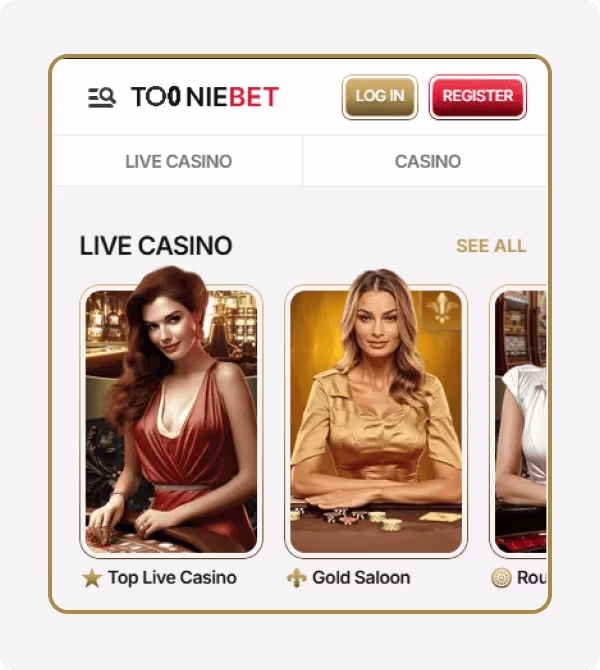 Tooniebet Ontario Start the process