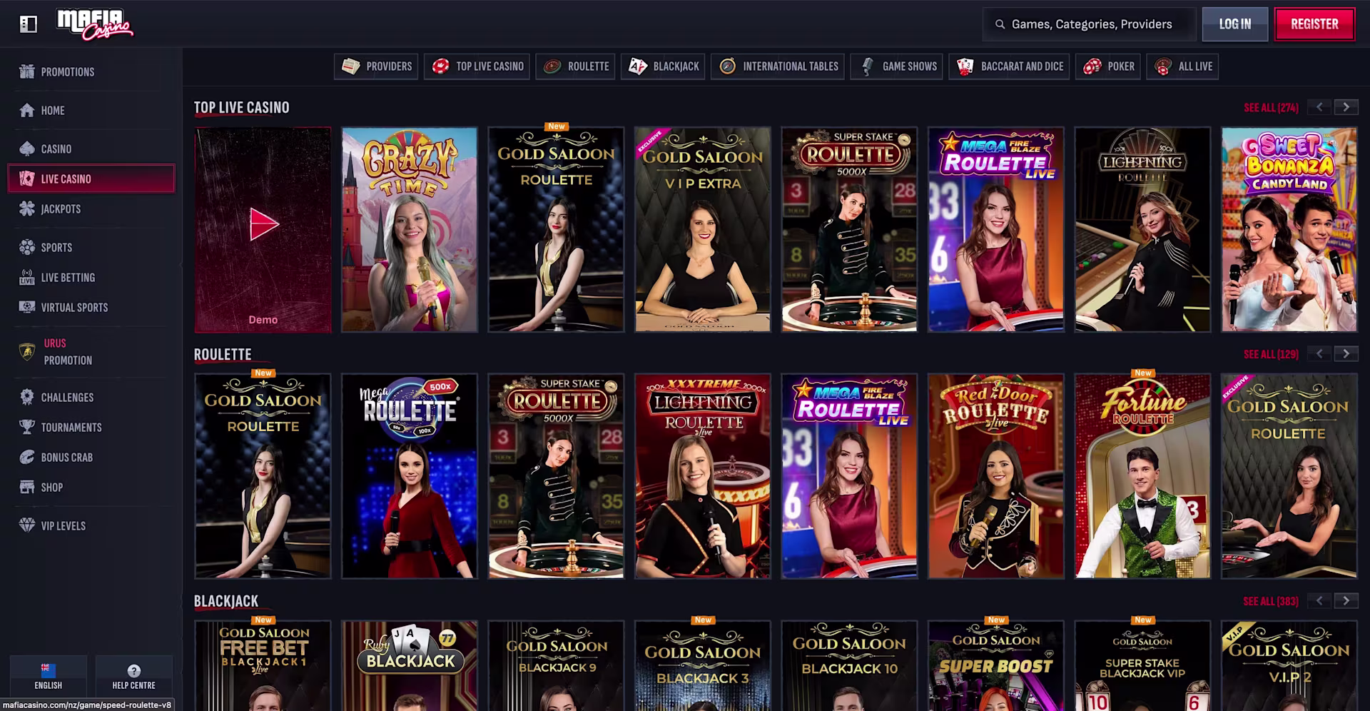 Mafia Casino Screenshot 4