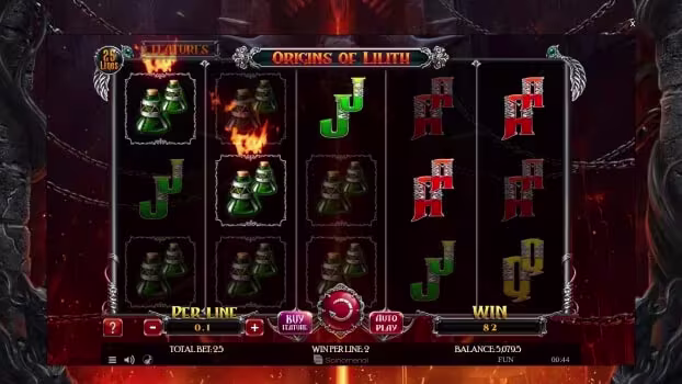 Screenshot of origins of lilith Woo Casino Thumbnail