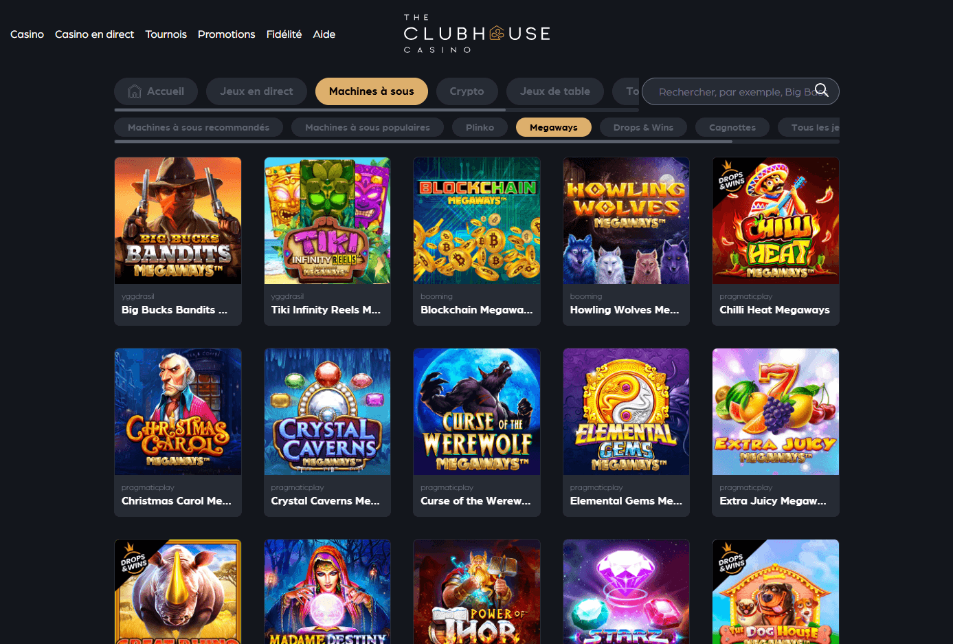 The Clubhouse Casino - slots