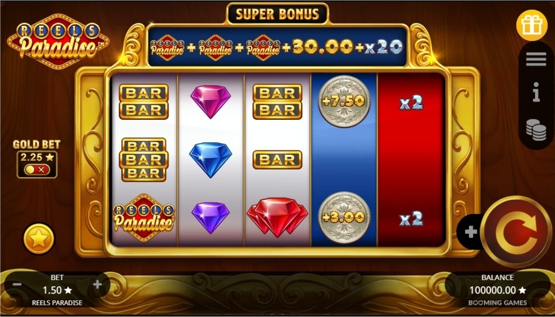 Reels Paradise by Booming Games