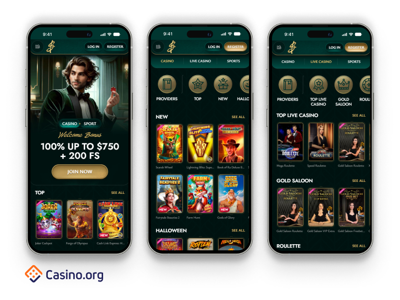 Cashed Casino mobile