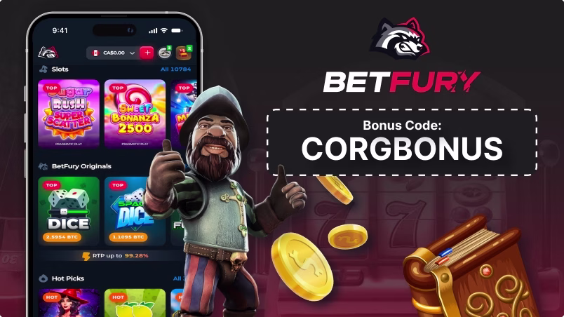 BetFury Corg bonus image