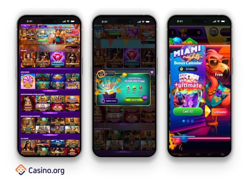 Interface de Myjackpot