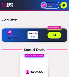 claim bonus on sign up