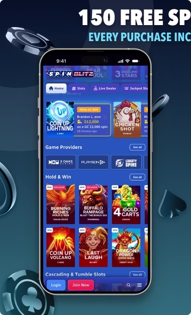 spinblitz testing the free spins bonus