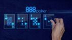 888Poker Logo mit Spielkarten