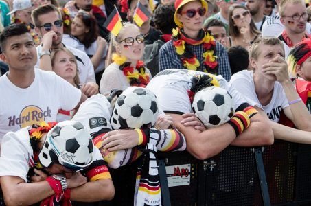 Enttäuschung auf der Fanmeile bei der WM 2018