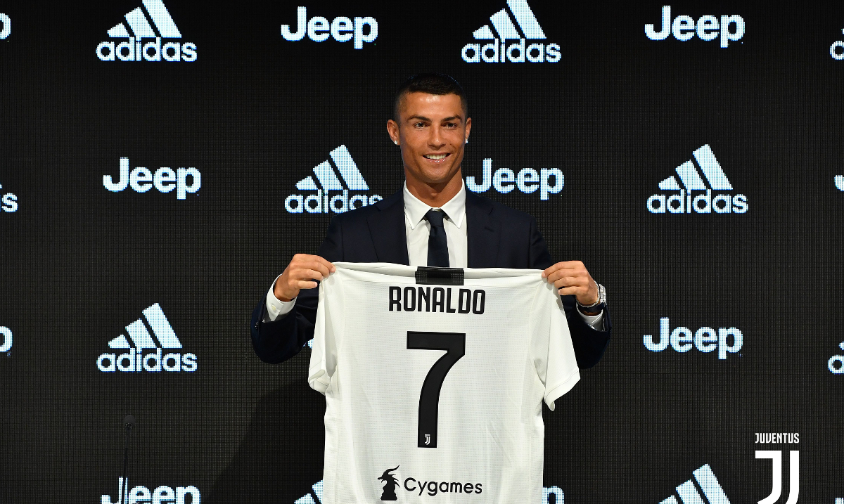 Ronaldo mit Trikot