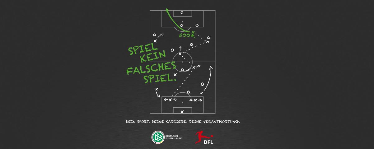 Gemeinsam gegen Spielmanipulation Landing page 