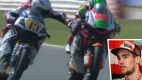 Fenati und Manzi beim Rennen