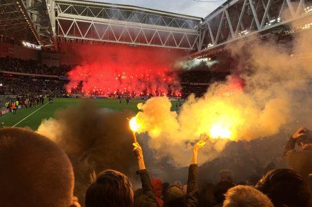 Pyrotechnik in Fußballstadion