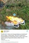 Tweet: Brennende Nike-Schuhe