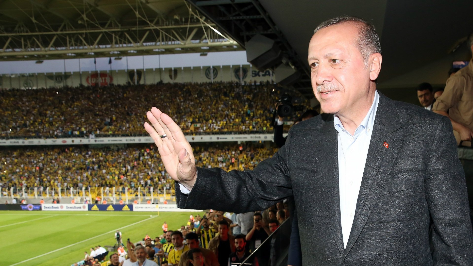 Erdoğan in Fußballstadion