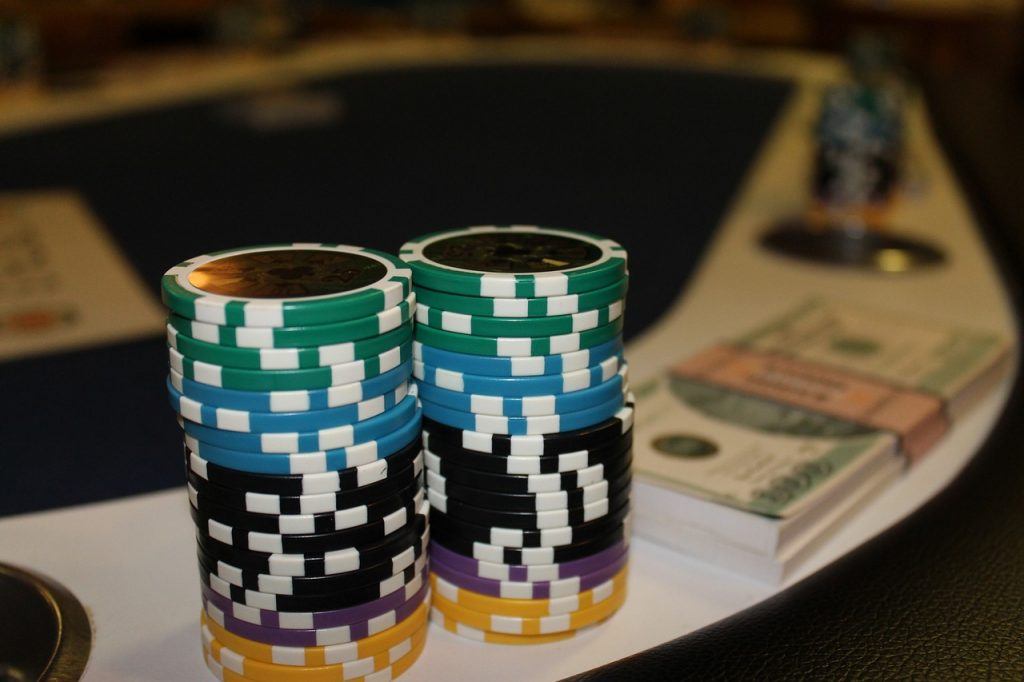 Pokertisch, Chips