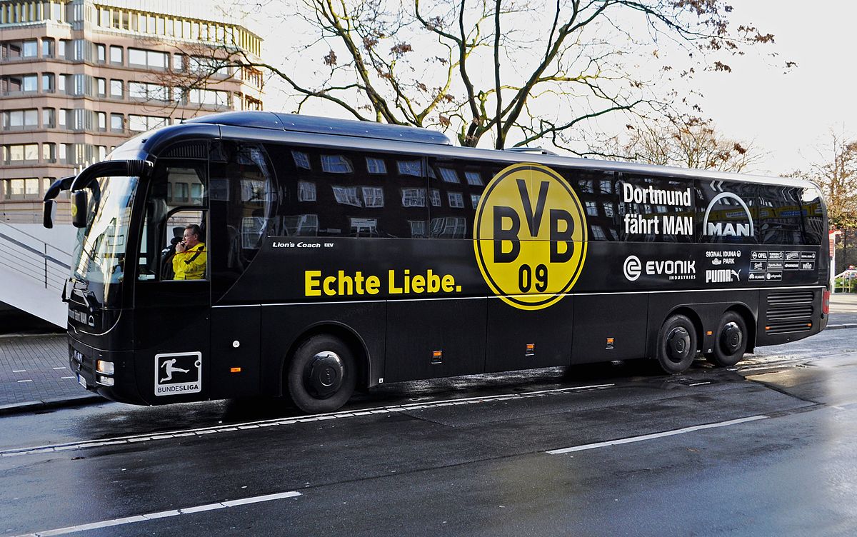 BVB-Mannschaftsbus