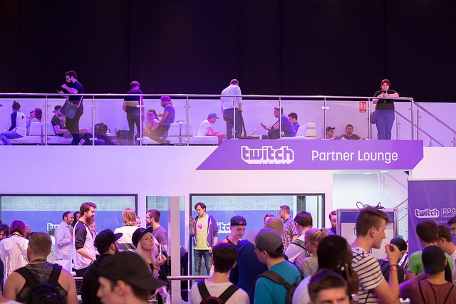 Twitch-Lounge auf Convention