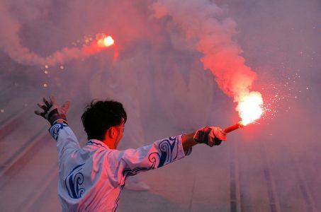 Fan, bengalisches Feuer