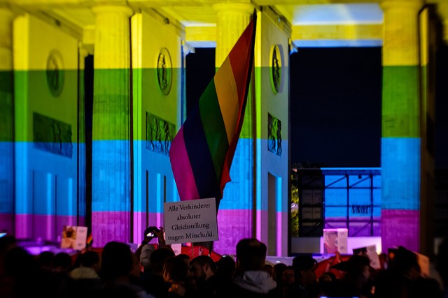 Brandenburger Tor, Regenbogen