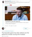 Salford City Beckham Reaktion