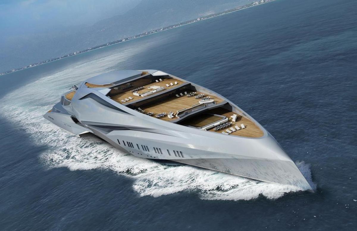 Studie Mega-Yacht Valkyrie