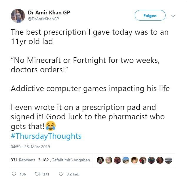 Tweet Dr. Khan Fortnite